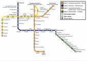 карта метро курорта Гуанчжоу
