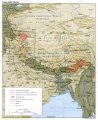 карта Тибет