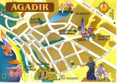 карта курорта Аагадир